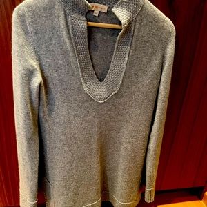 Grey Tory Burch cashmere sweater